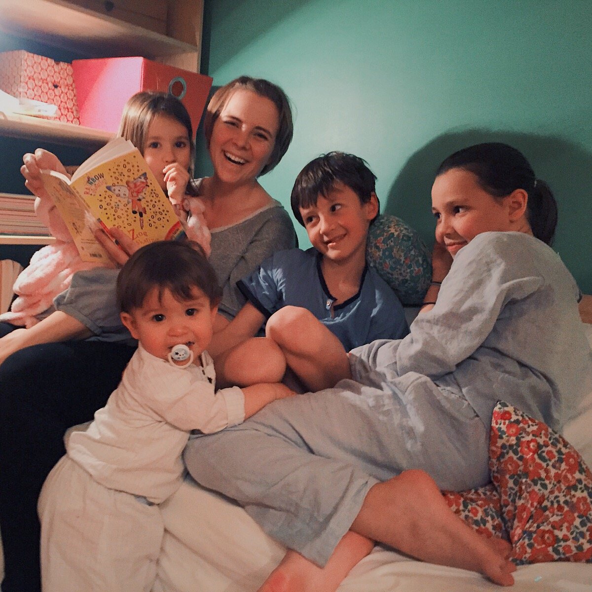 an au pair and the children she's caring for in the united states
